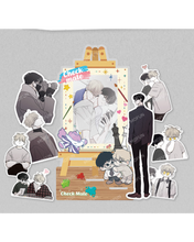 Cargar imagen en el visor de la galería, Checkmate Acrylic photocard stand, Stickers set
