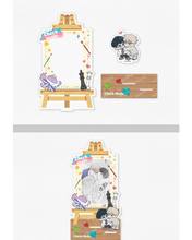 Cargar imagen en el visor de la galería, Checkmate Acrylic photocard stand, Stickers set
