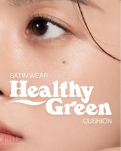 Cargar imagen en el visor de la galería, Satin Wear Healthy-Green Cushion - UNLEASHIA - 3 Tonos
