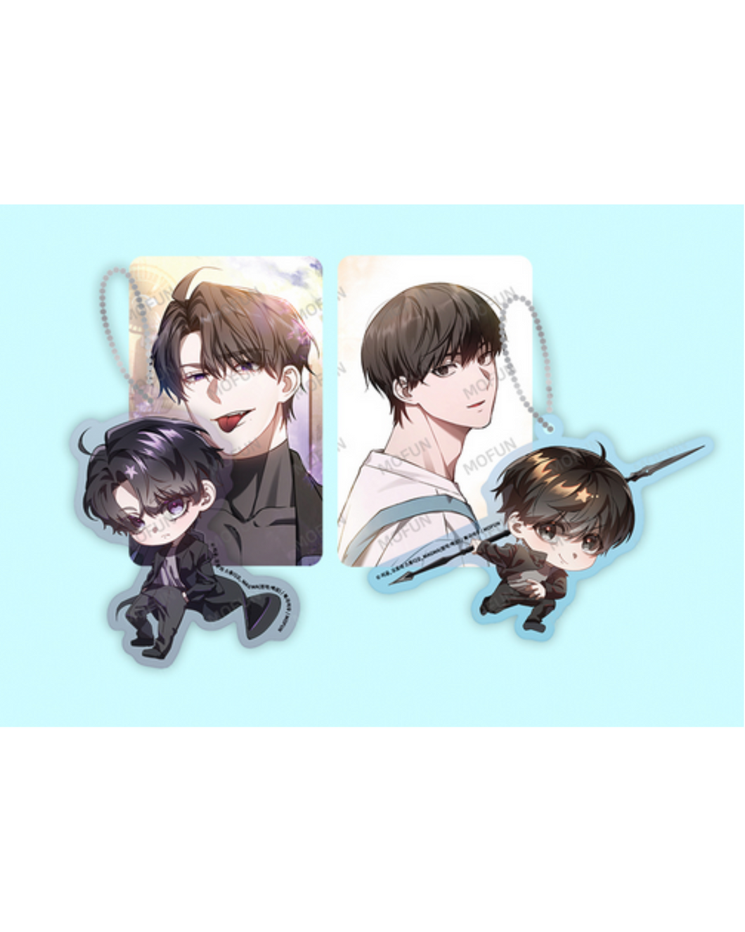 Acrylic Keychain Set - The Hunter's Gonna Lay Low